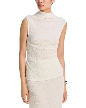 Paris Georgia Basics Elemental Popcorn Top - White