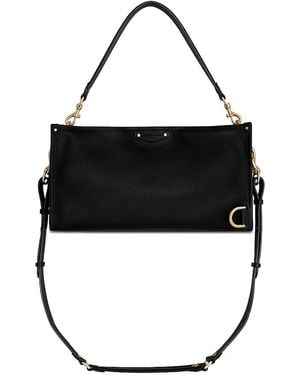 Rebecca Minkoff M. A.B. Medium Leather Shoulder Bag - Black