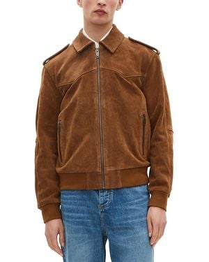 The Kooples Leather Jacket - Brown
