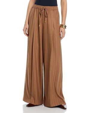 L'Agence Connie Drawstring Pants - Brown