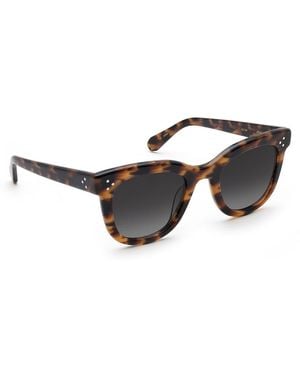 Krewe Jena Round Sunglasses, 50Mm - Black