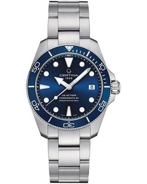 Certina Ds Action Diver Watch, 38Mm - Blue