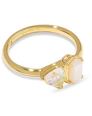 Kendra Scott Malachite & Nano Gem Tatum Ring - Metallic
