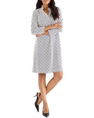 NIC+ZOE Diamond Etching Clementine Dress - White