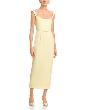 SAU LEE Robyn Dress - Yellow