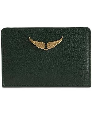 Zadig & Voltaire Pass Leather Wallet - Green