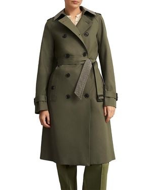 Hobbs Etty Trench Coat - Green