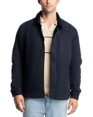 Marine Layer Weston Waxed Canvas Barn Jacket - Blue