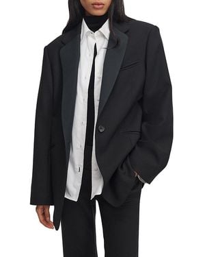 Rag & Bone Goldie Single Button Blazer - Black