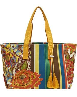 ALÉMAIS Charlie Beach Tote Bag - Yellow