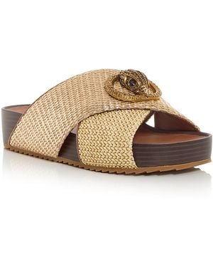 Kurt Geiger Chelsea Crisscross Sandals - Brown