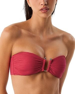 ViX Jill Bandeau Bikini Top - Red