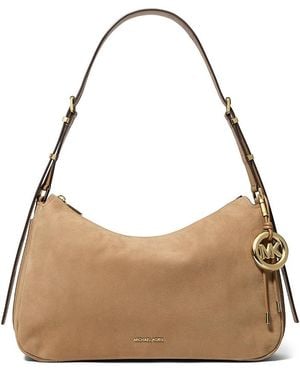 Michael Kors Nolita Medium Top Zip Convertible Shoulder Bag - Natural