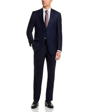 Peter Millar Flynn Solid Classic Wool Regular Fit Suit - Blue
