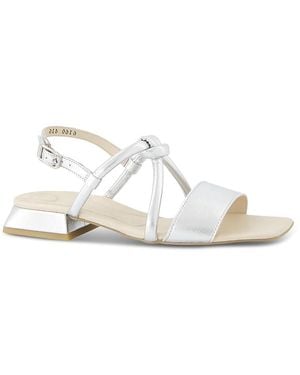 Paul Green Dream Leather Sandals - White