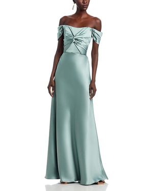 Amsale Whit Dress - Green