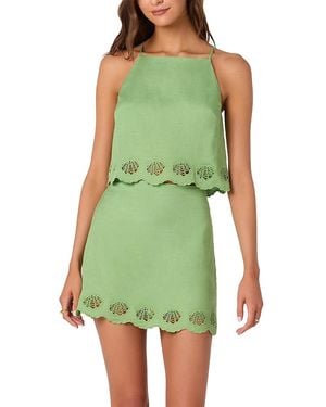 Astr Taniya Cropped Top - Green