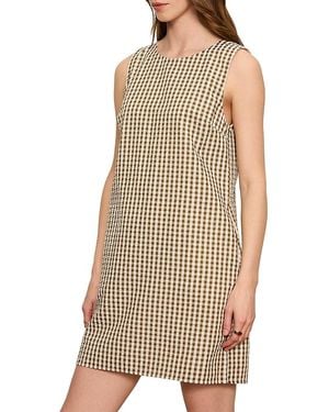 Sanctuary Way To Be Gingham Shift Dress - Natural