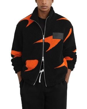 Reiss X Mclaren Papaya Speedmark Jacket - Black