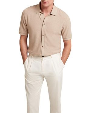 Ted Baker Connyr Short Sleeve Regular Button Through Shirt - Natural