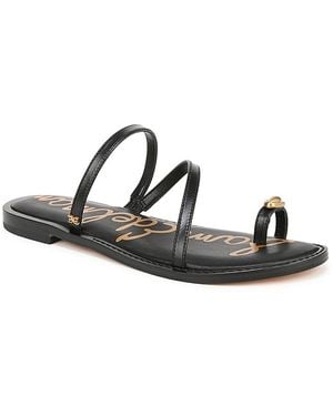 Sam Edelman Harlyn Flat Sandals - Black