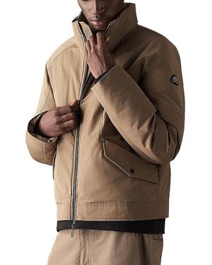 Moose Knuckles West-Ed Trucker Jacket - Brown