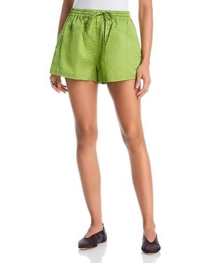 A.L.C. A. L.C. Camden Drawstring Waist Shorts - Green