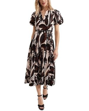 Phase Eight Zarah Printed Dress - White