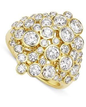 Lagos 18K Fizz Diamond Bezel Cluster Statement Ring - White