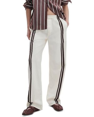 Rag & Bone Logan Pull On Track Pants - White