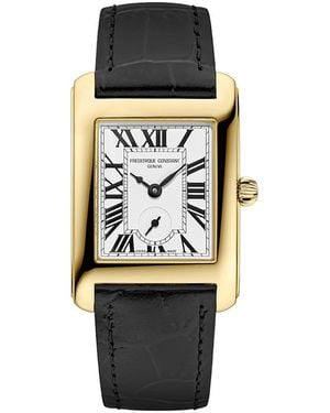 Frederique Constant Carree Small Seconds Watch, 25Mm X 36Mm - Black