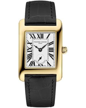 Frederique Constant Carree Small Seconds Watch, 25Mm X 36Mm - Black