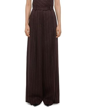 Helmut Lang Wide Leg Pants - Brown