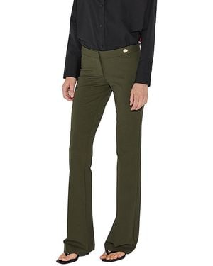 Callas Milano Jules Stretch Jersey Fit And Flare Pant - Green