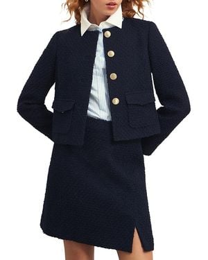 Hobbs Marie Tweed Jacket - Blue