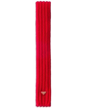Prada Wool Scarf - Red