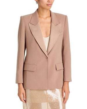 Kobi Halperin Dylan Satin Back Crepe Blazer - Natural