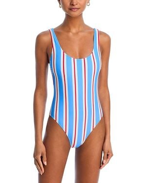 Solid & Striped The Annemarie One Piece Swimsuit - Blue