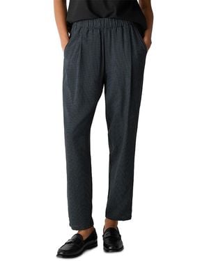 Eileen Fisher Tapered Ankle Pants - Black