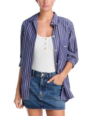 Aqua Ribbed Button Bodysuit - Blue