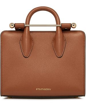 Strathberry Nano Tote - Brown