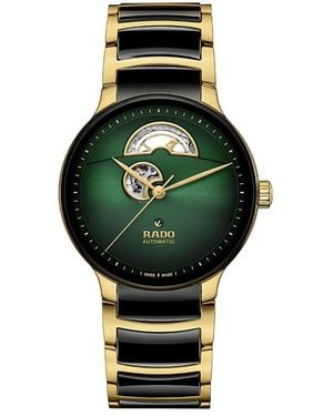 Rado Centrix Automatic Open Heart Watch, 39.5Mm - Green