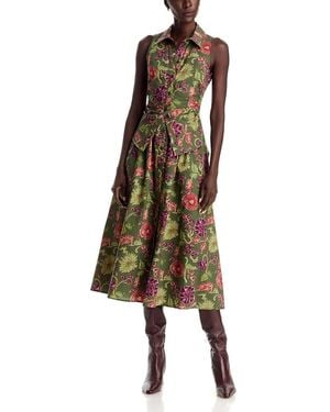 Tanya Taylor Hannah Sleeveless Shirt Dress - Multicolor