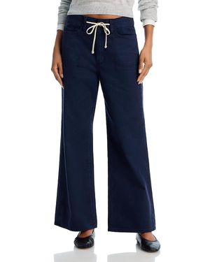 PAIGE Ari High Rise Tie Jeans - Blue