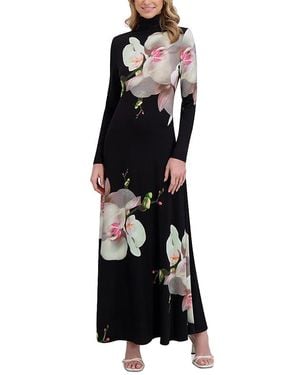 Ted Baker Orcha Turtleneck Maxi Dress - Black