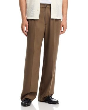 FRAME Baggy Wool Blend 32.5 Pants - Brown
