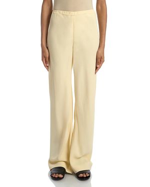 Wardrobe NYC Closet. Nyc Crepe Bias Cut Pants - Natural