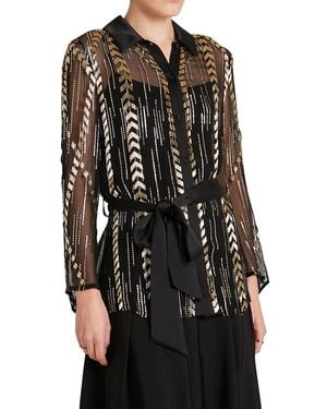 Temperley London Viola Shirt - Black