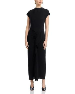 TOVE Ennis Drape Dress - Black