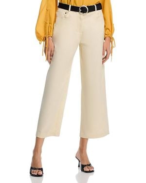 Toccin Nell Five Pocket Straight Pants - Natural